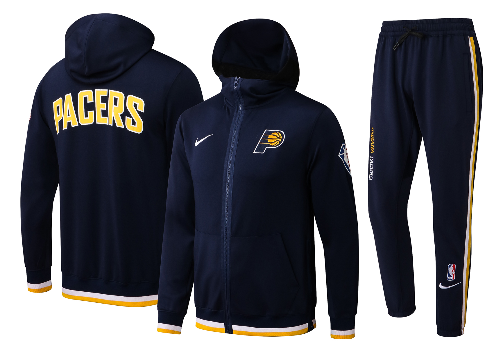 Men Indiana Pacers blue 2024 NBA Nike Training suit